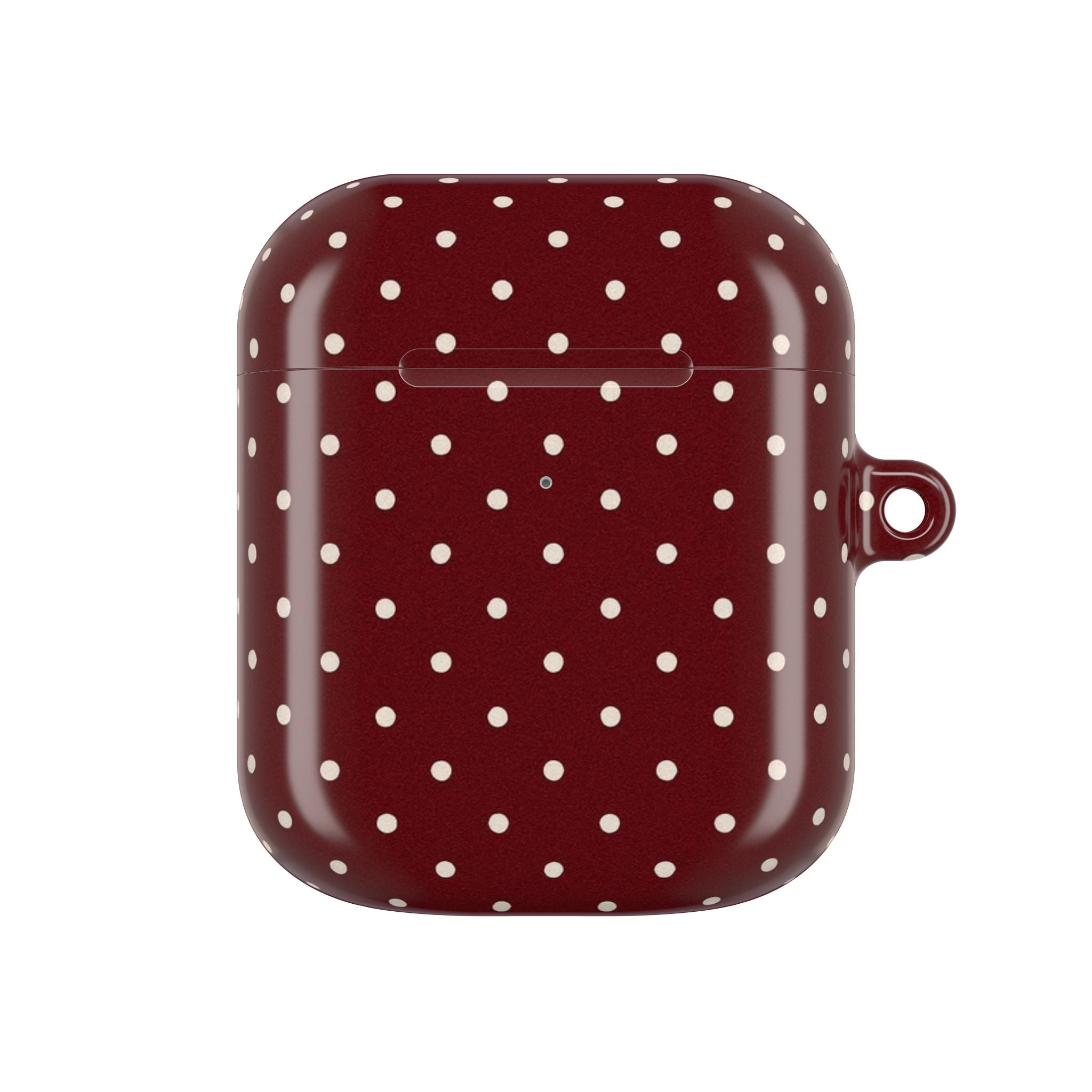 Burgundy Polka Dot | AirPods Case