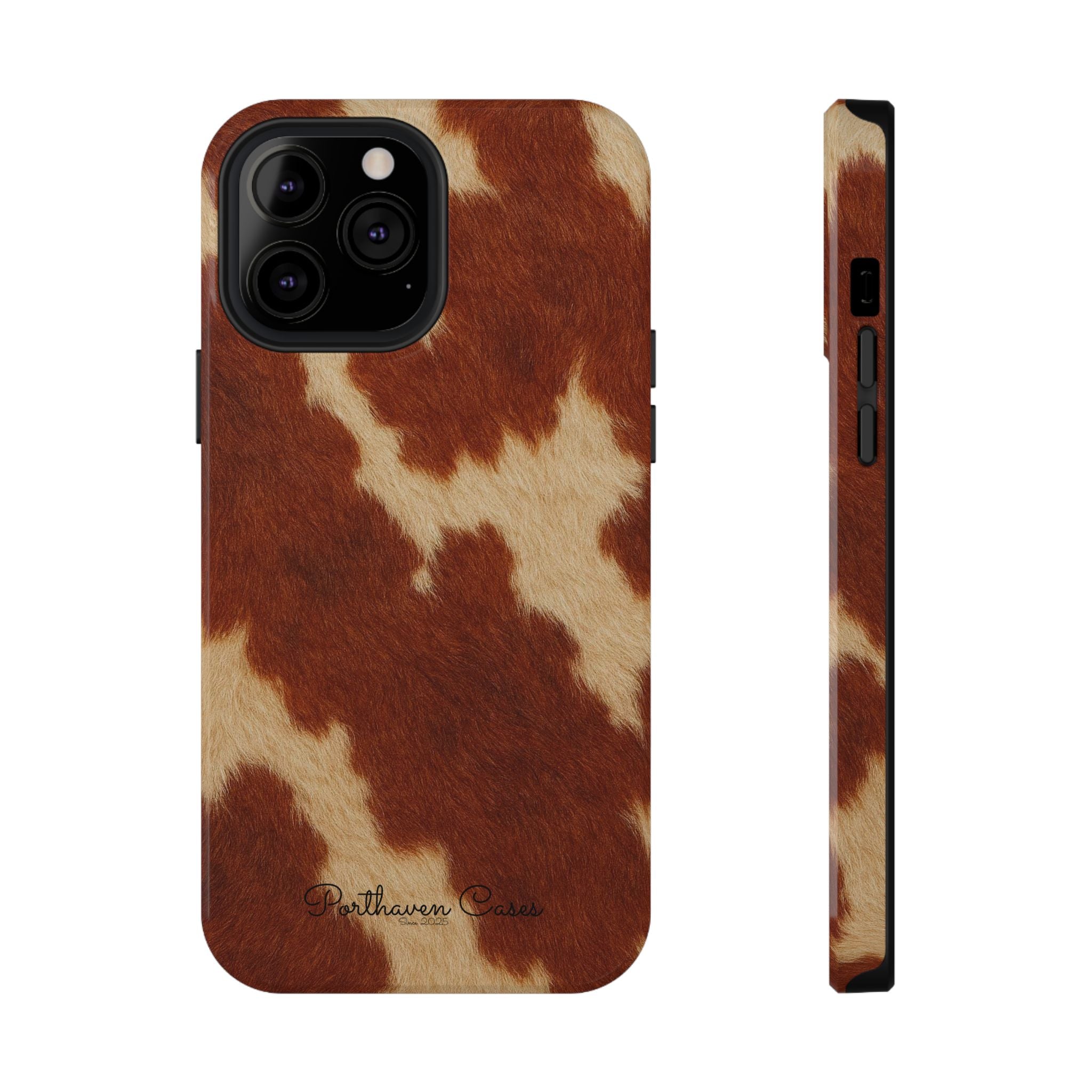 BROWN COWHIDE