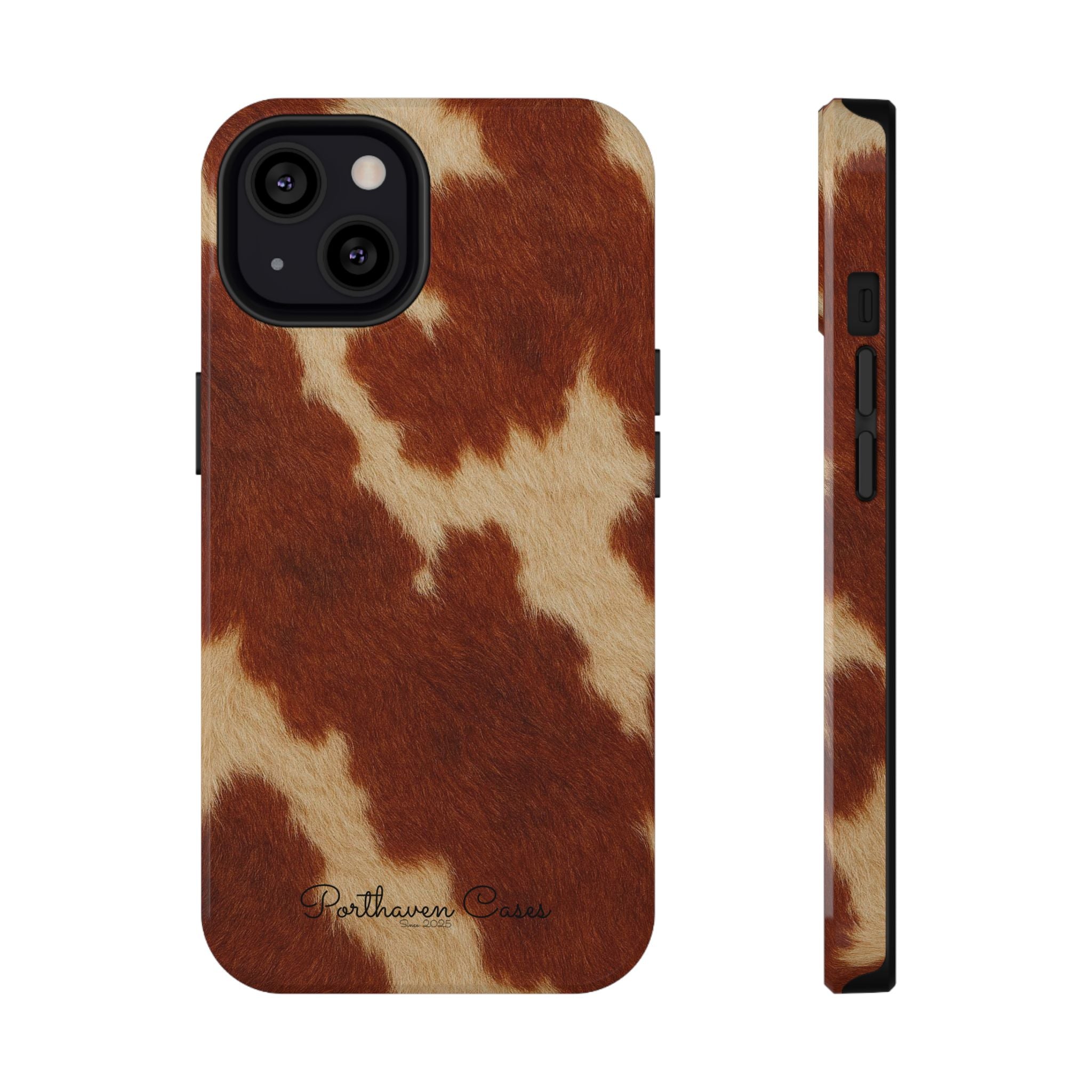 BROWN COWHIDE