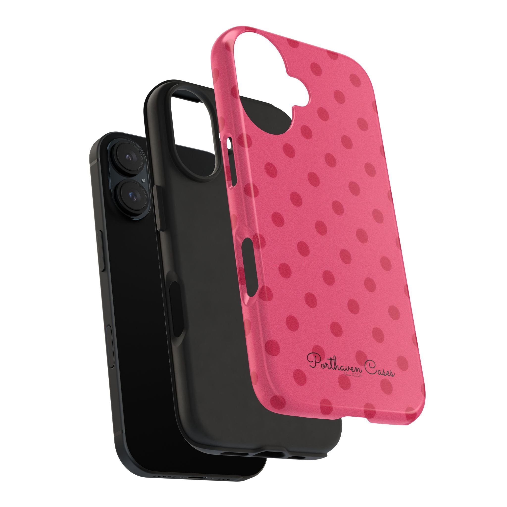 Hot Pink Polka Dots