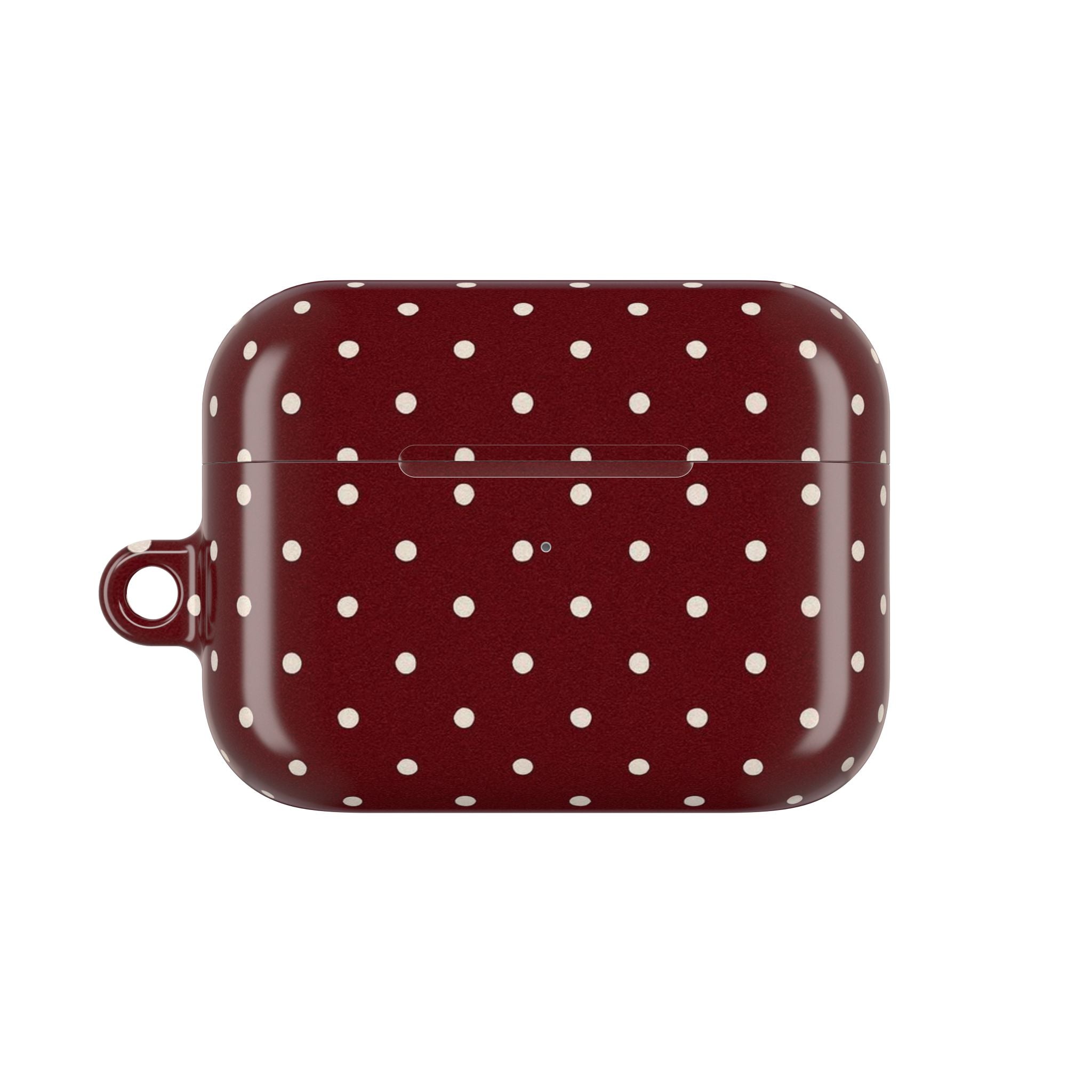 Burgundy Polka Dot | AirPods Case