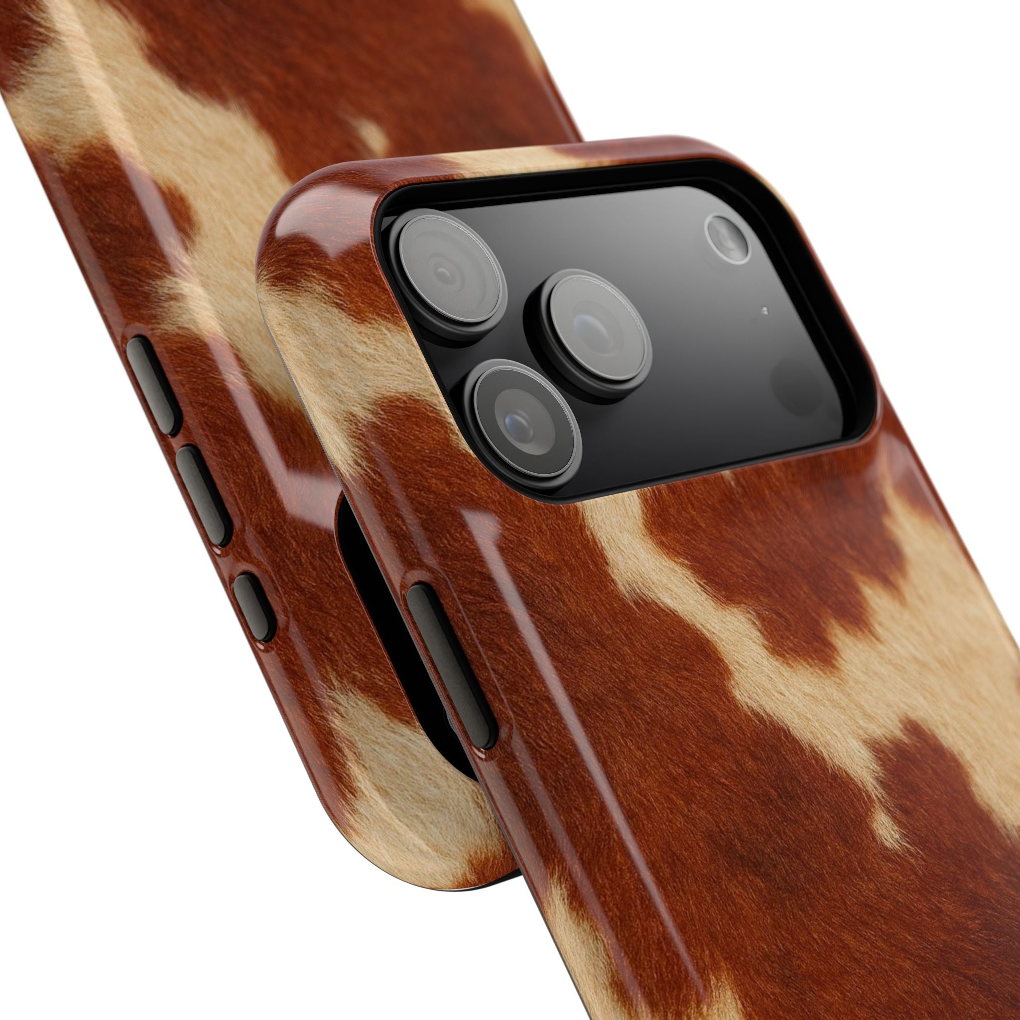 BROWN COWHIDE