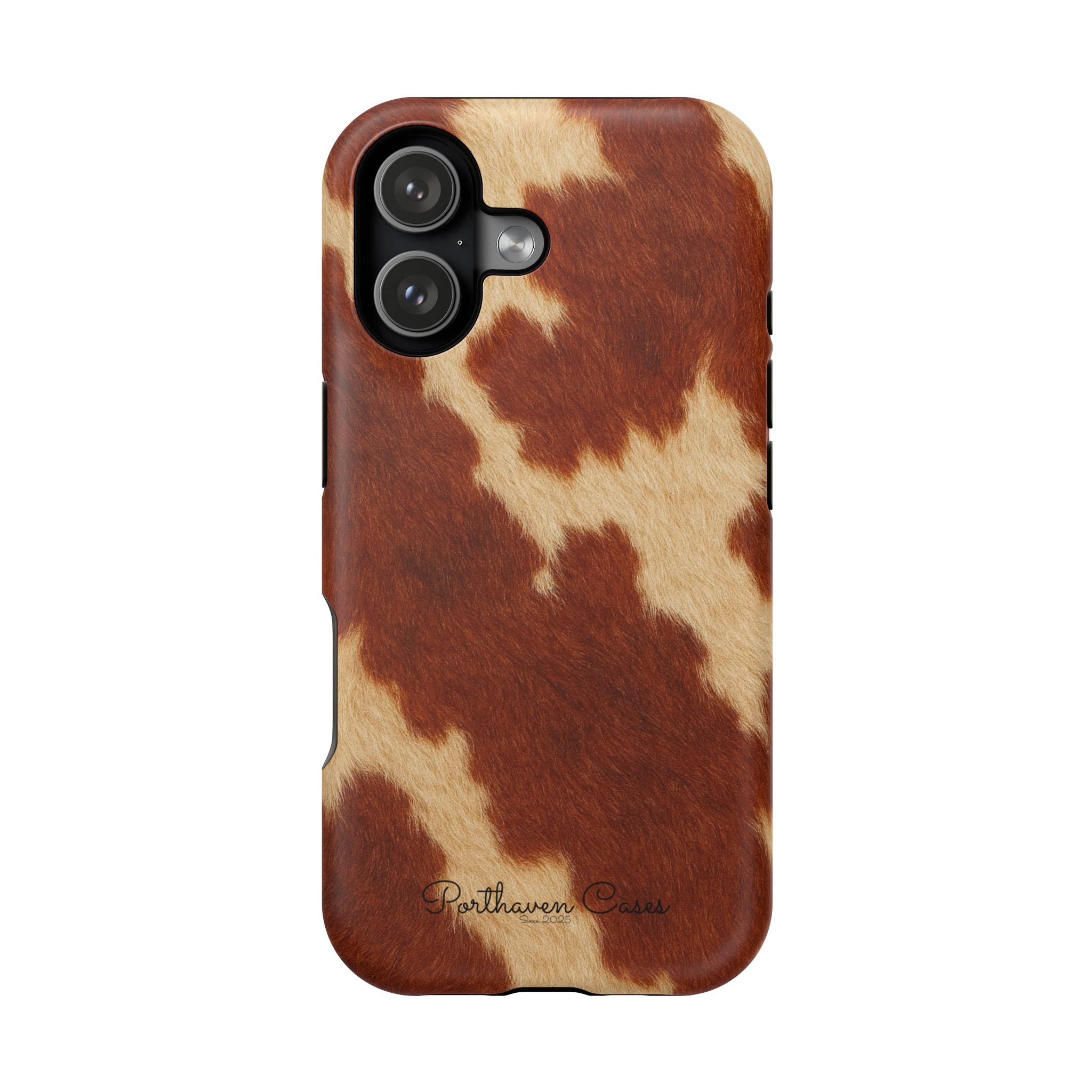 BROWN COWHIDE