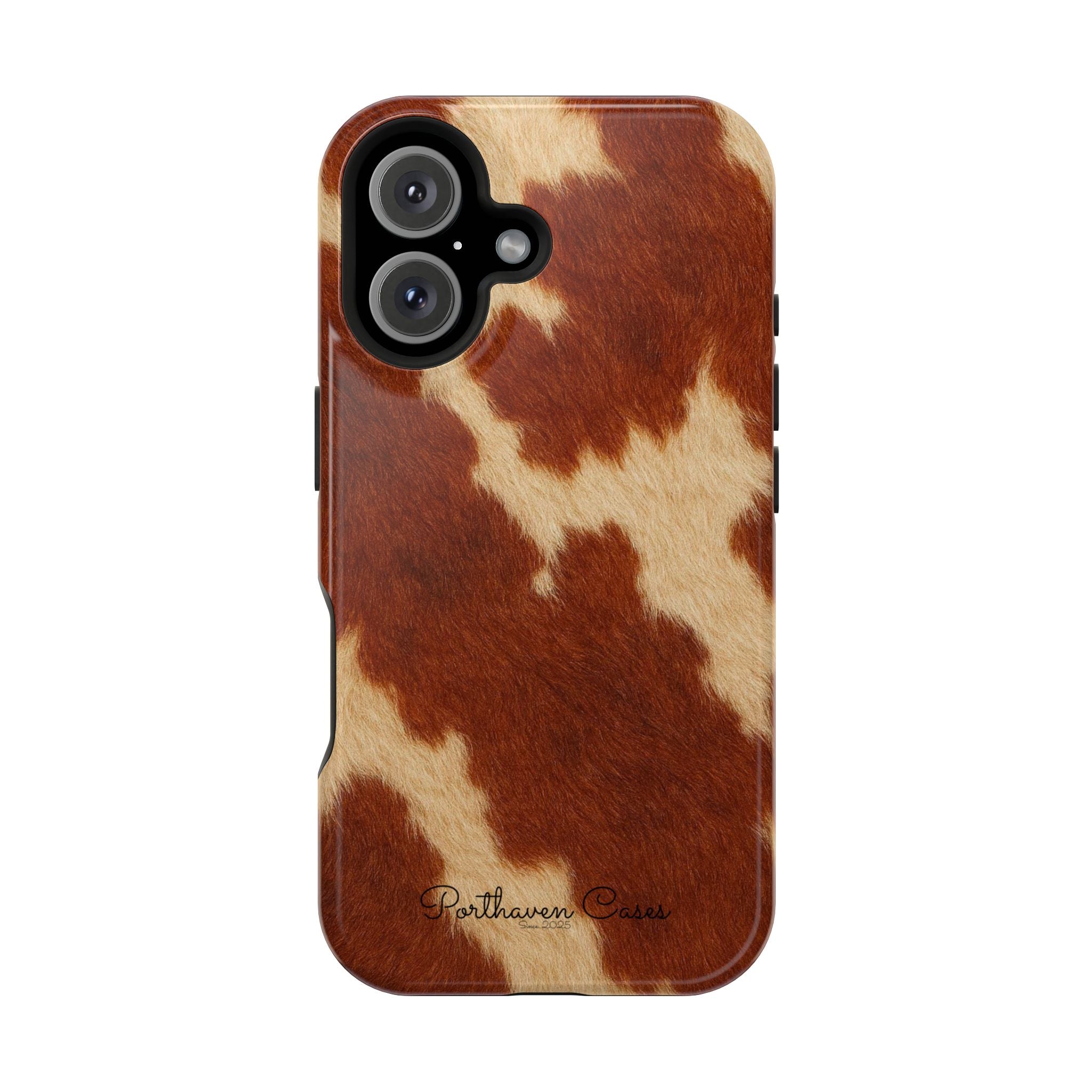 BROWN COWHIDE