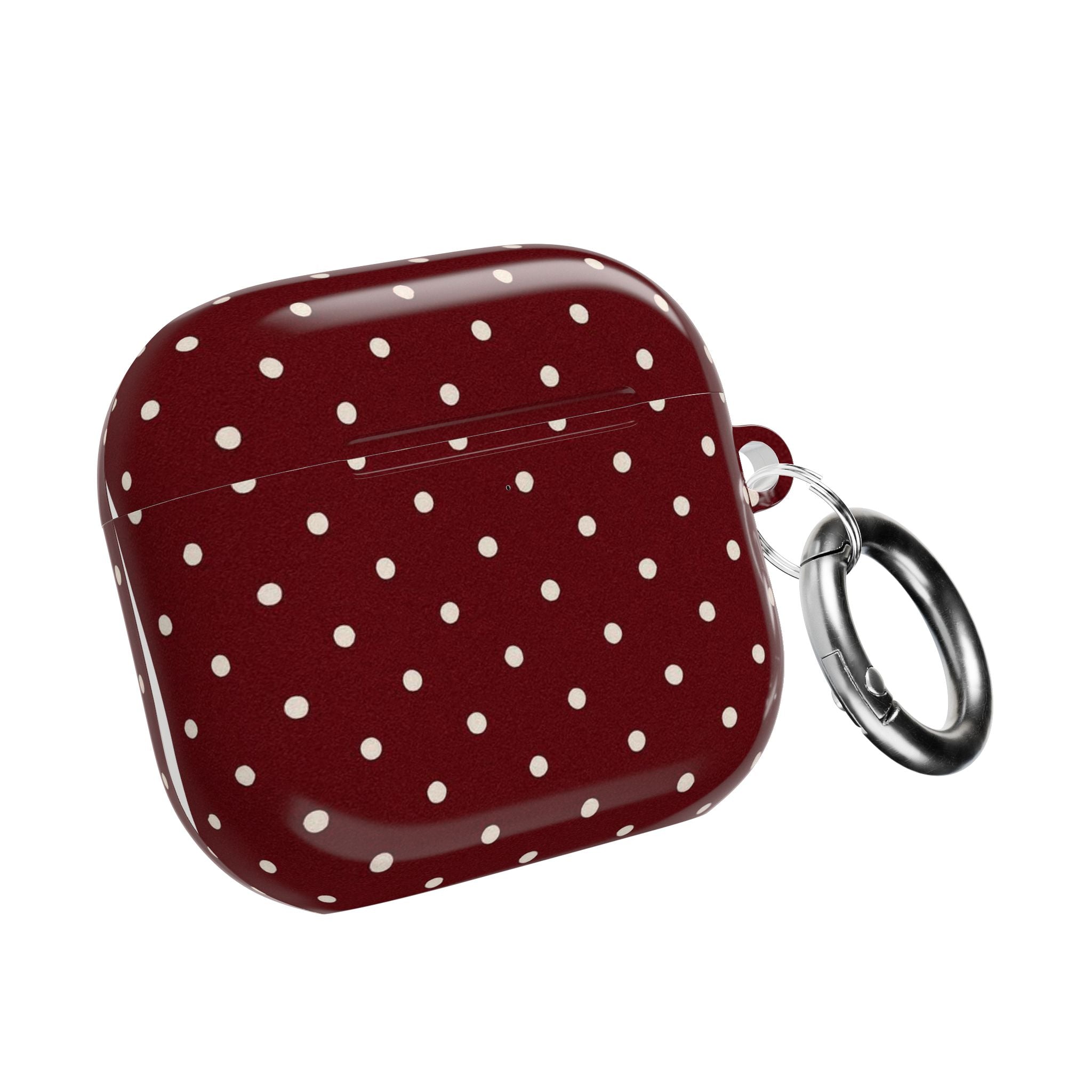 Burgundy Polka Dot | AirPods Case