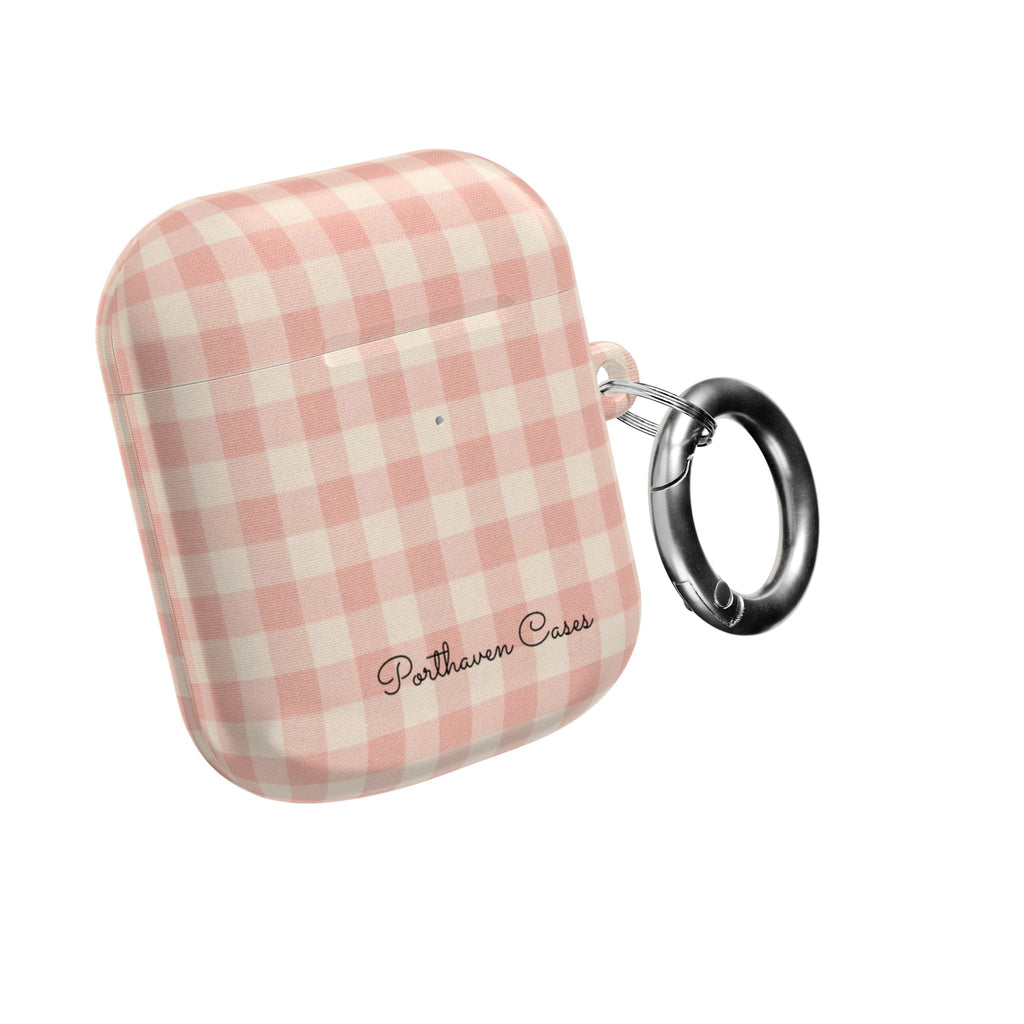 Pink Gingham | AirPods Case
