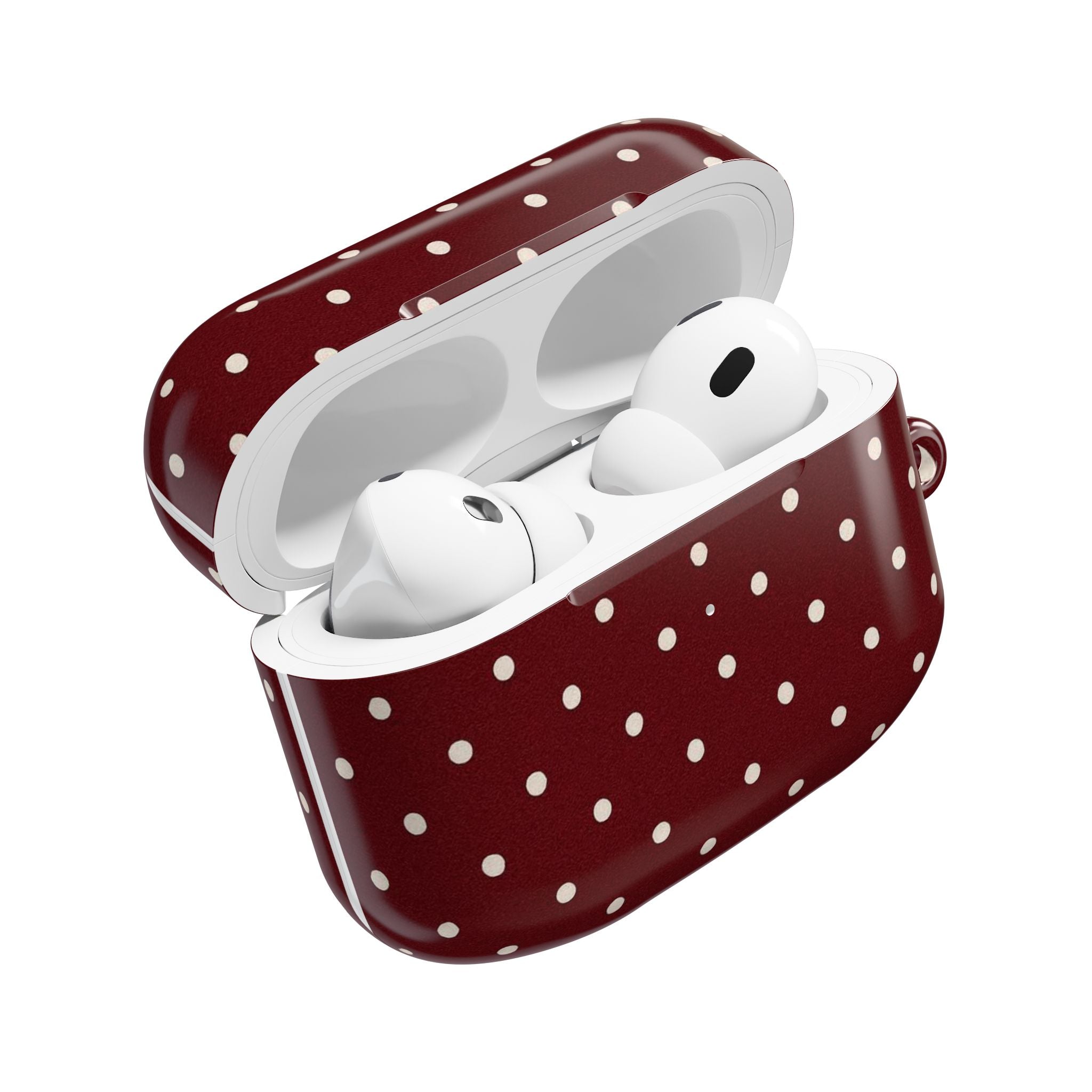 Burgundy Polka Dot | AirPods Case