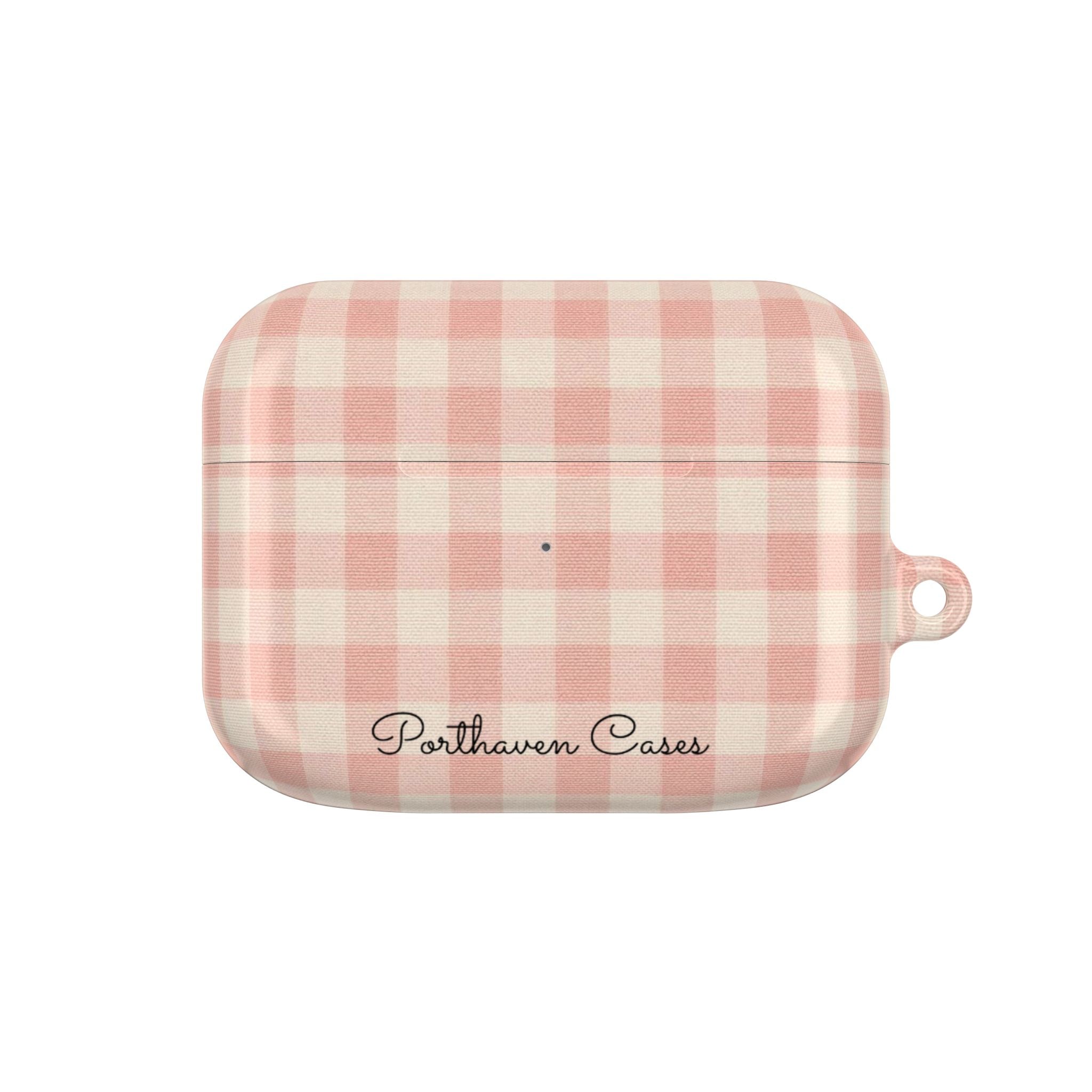 Pink Gingham | AirPods Case