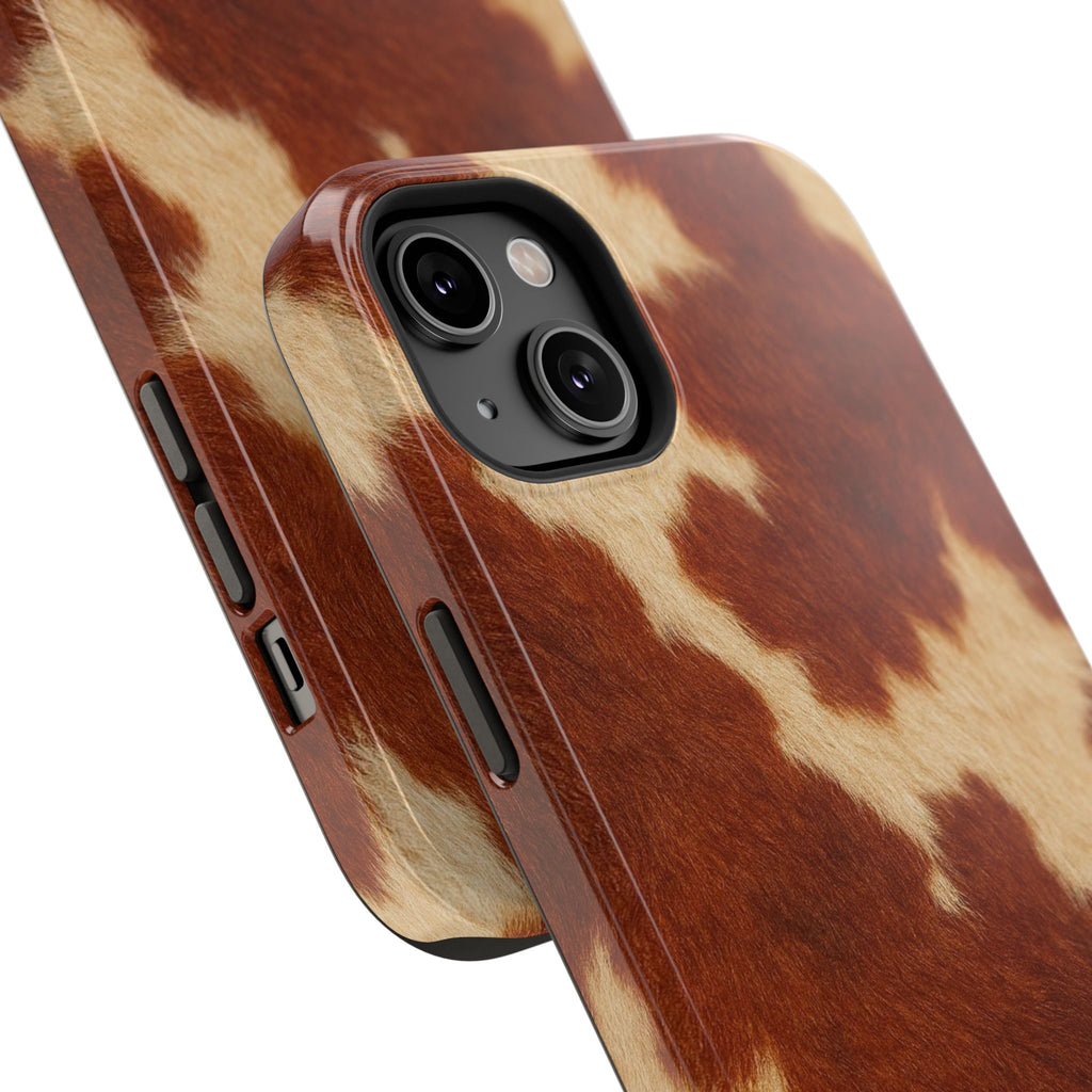 BROWN COWHIDE
