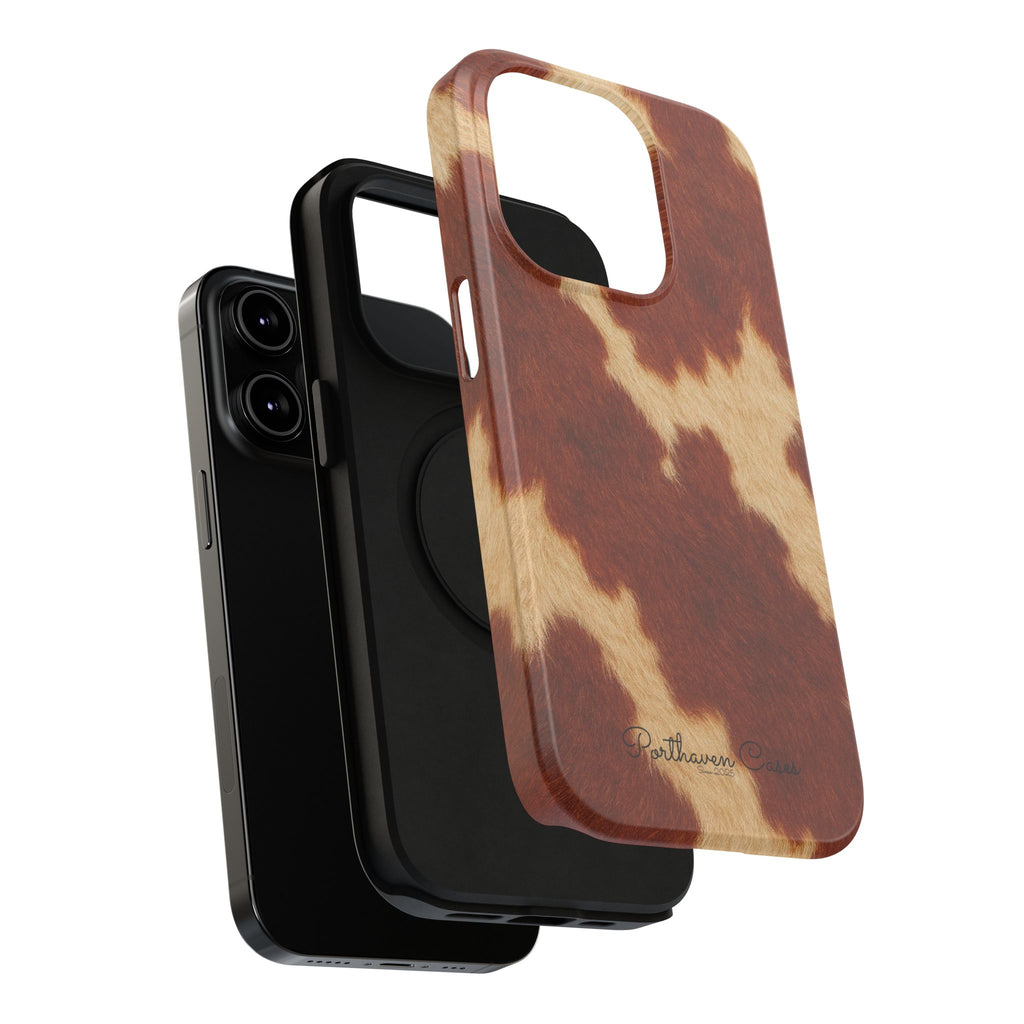 BROWN COWHIDE