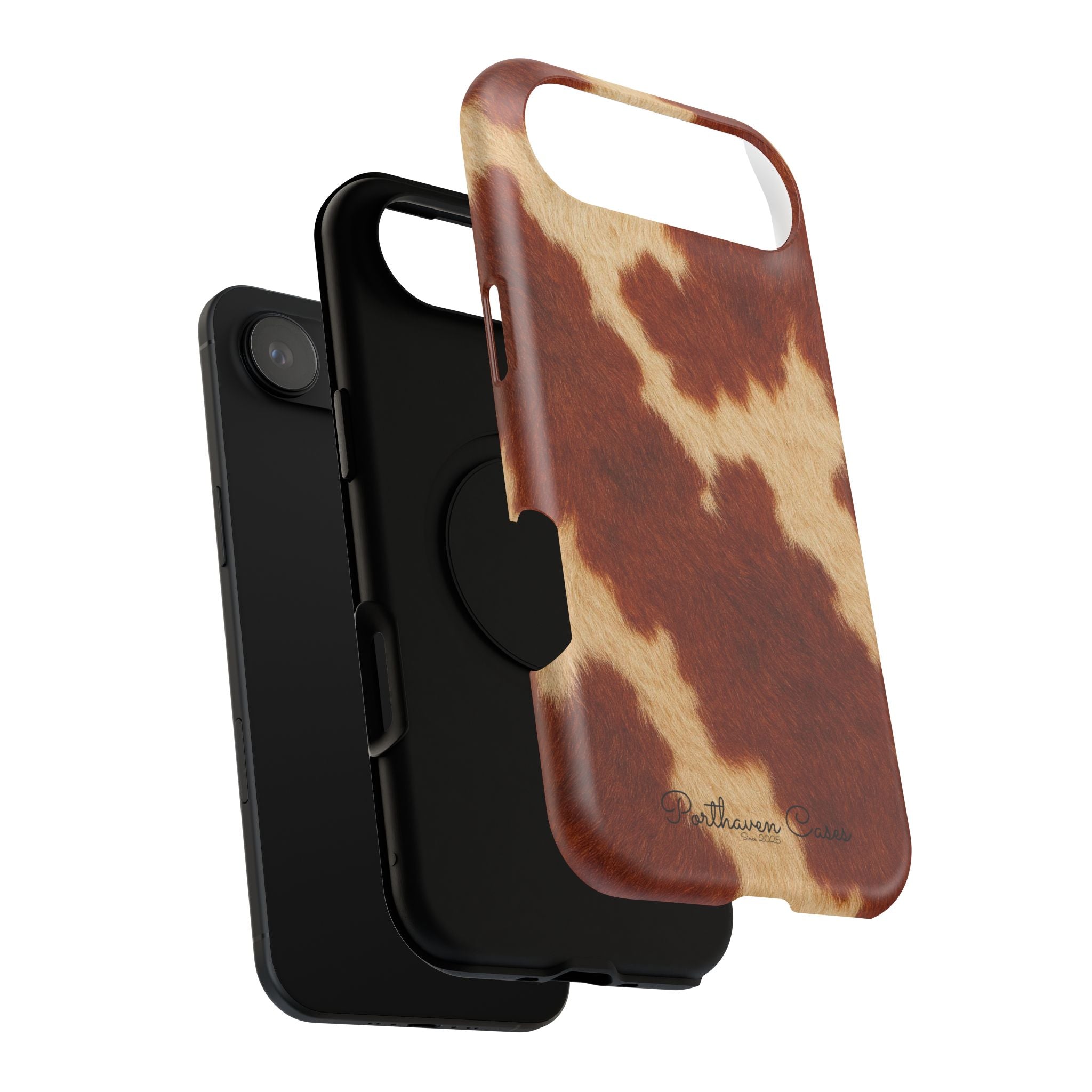 BROWN COWHIDE