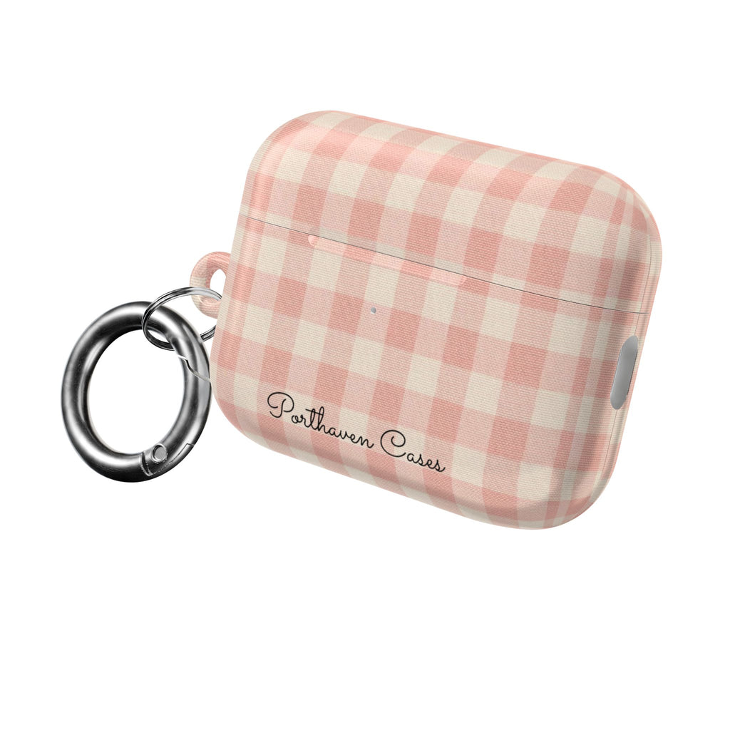 Pink Gingham | AirPods Case