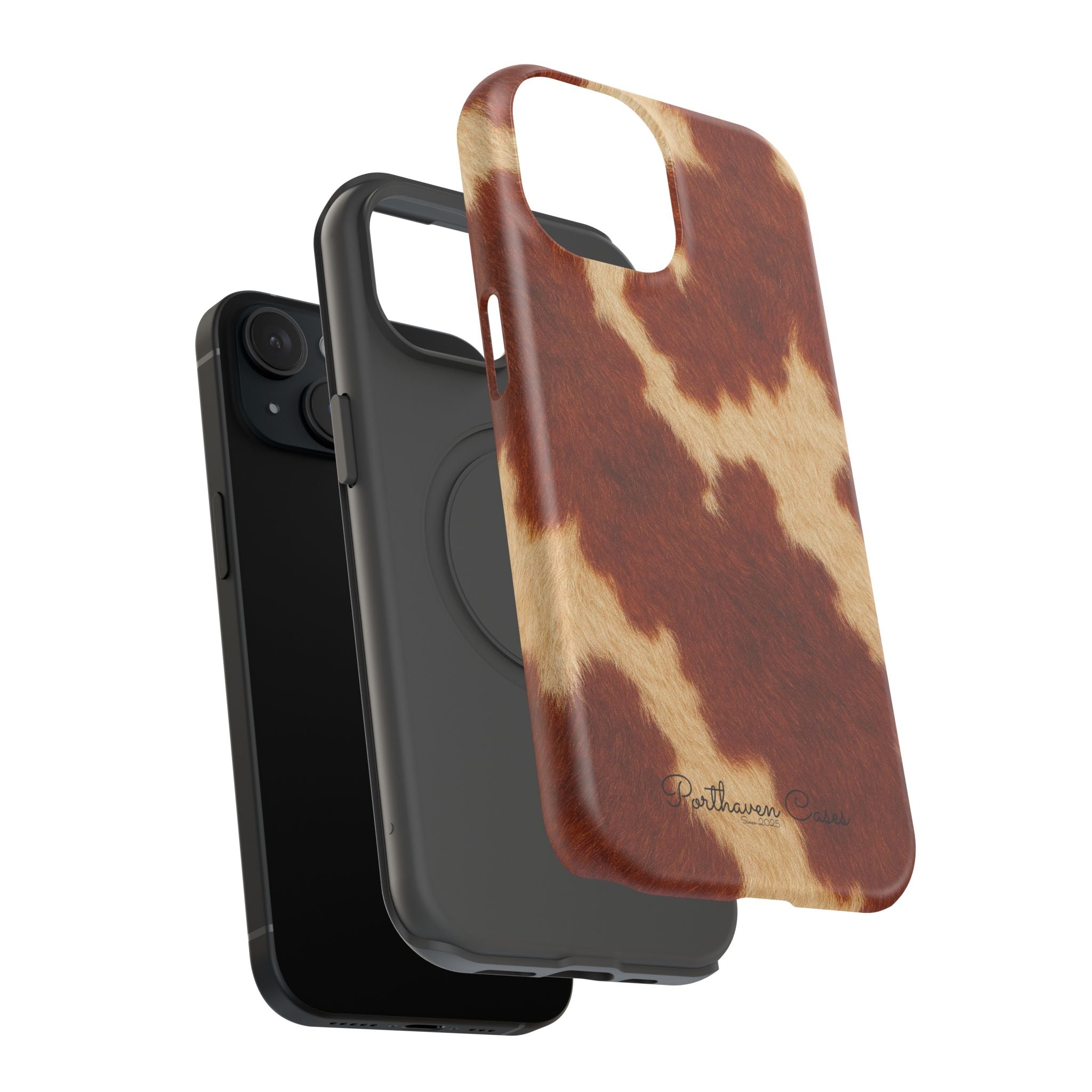 BROWN COWHIDE