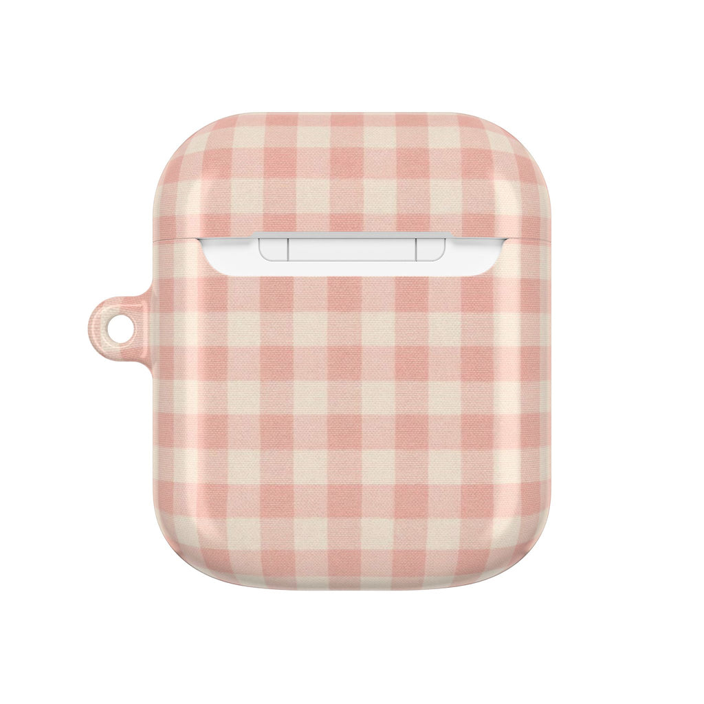 Pink Gingham | AirPods Case