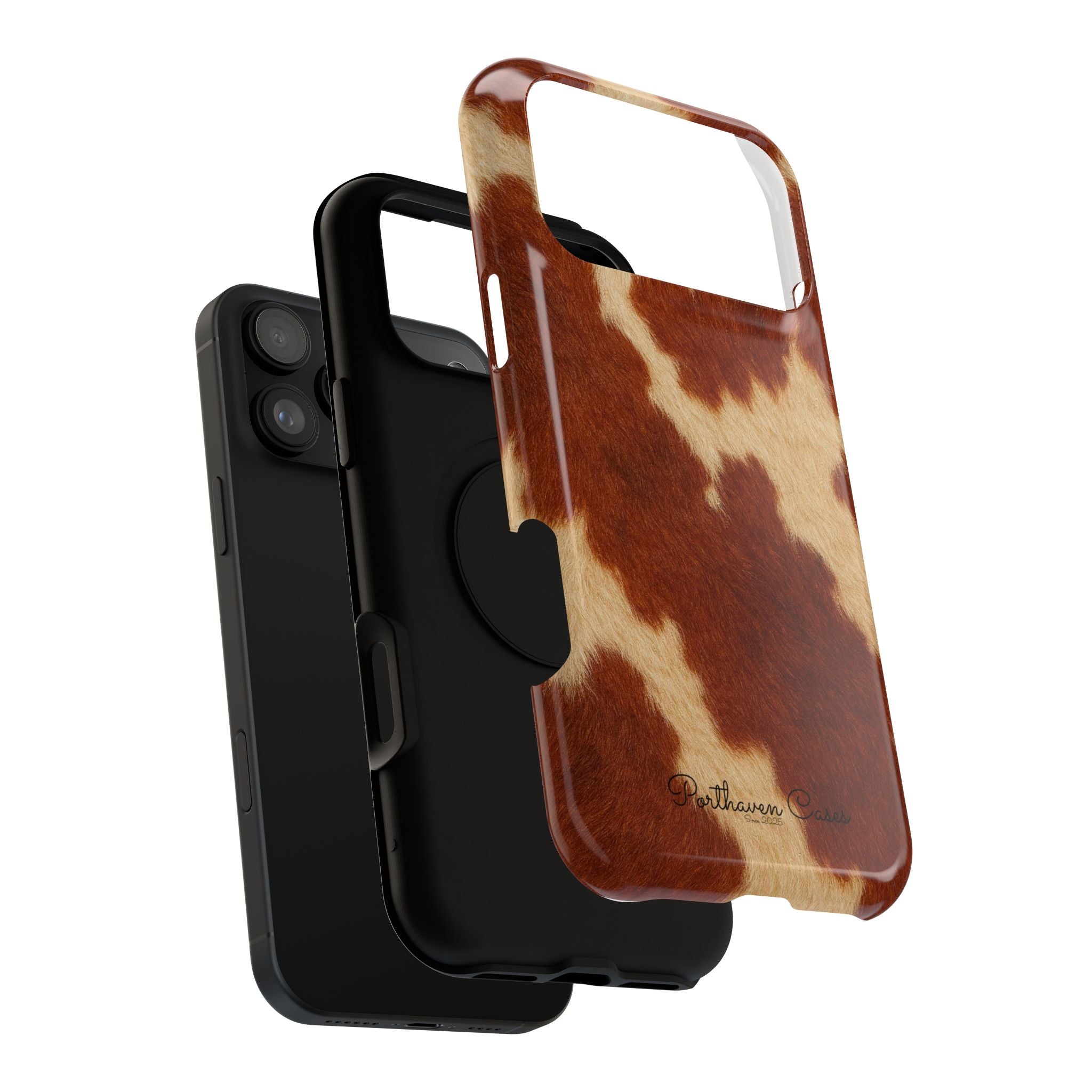 BROWN COWHIDE