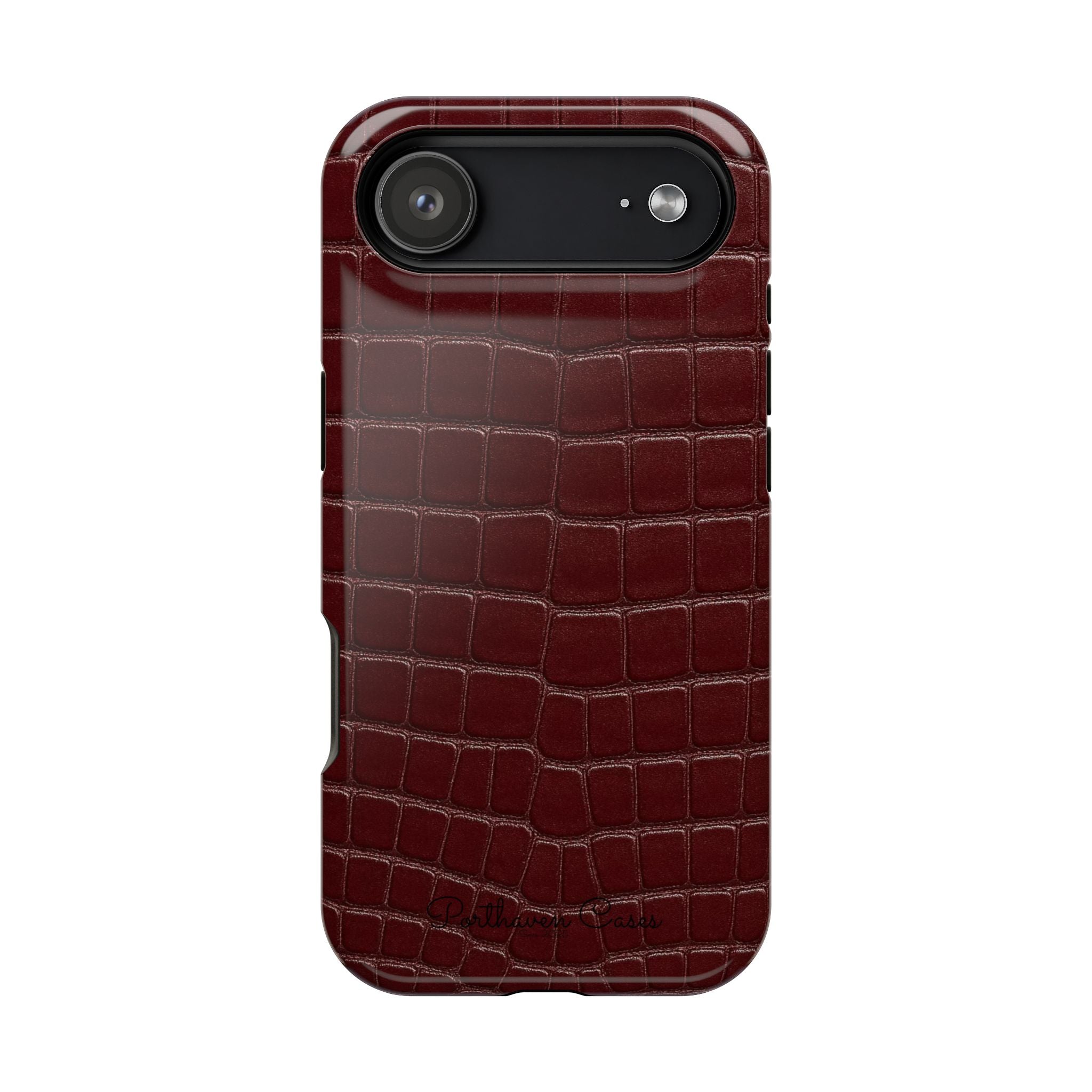 BURGUNDY CROCODILE